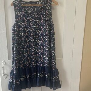 Papillon Navy and Pink Floral Dress
